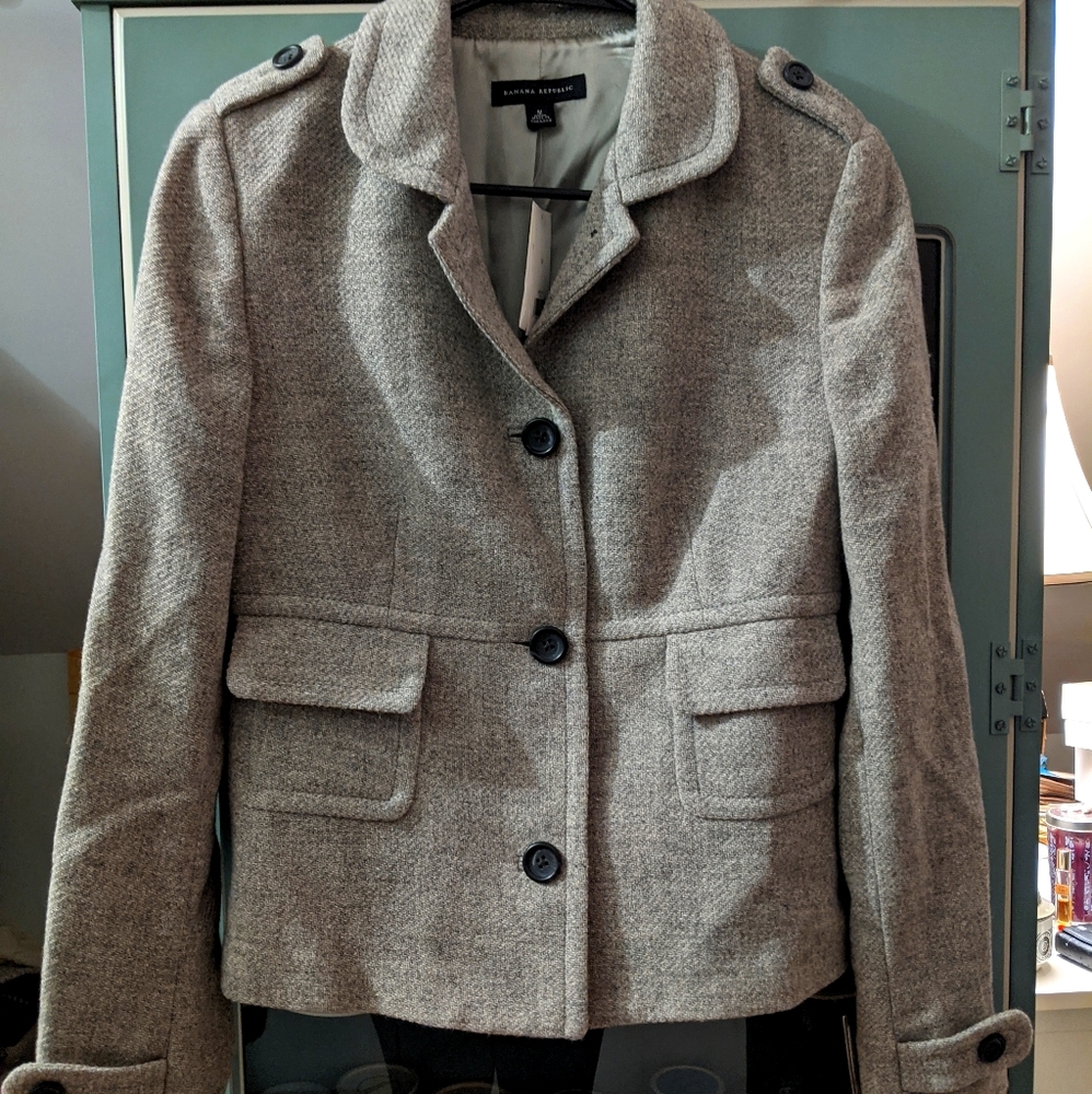 NWT Banana Republic Military style blazer